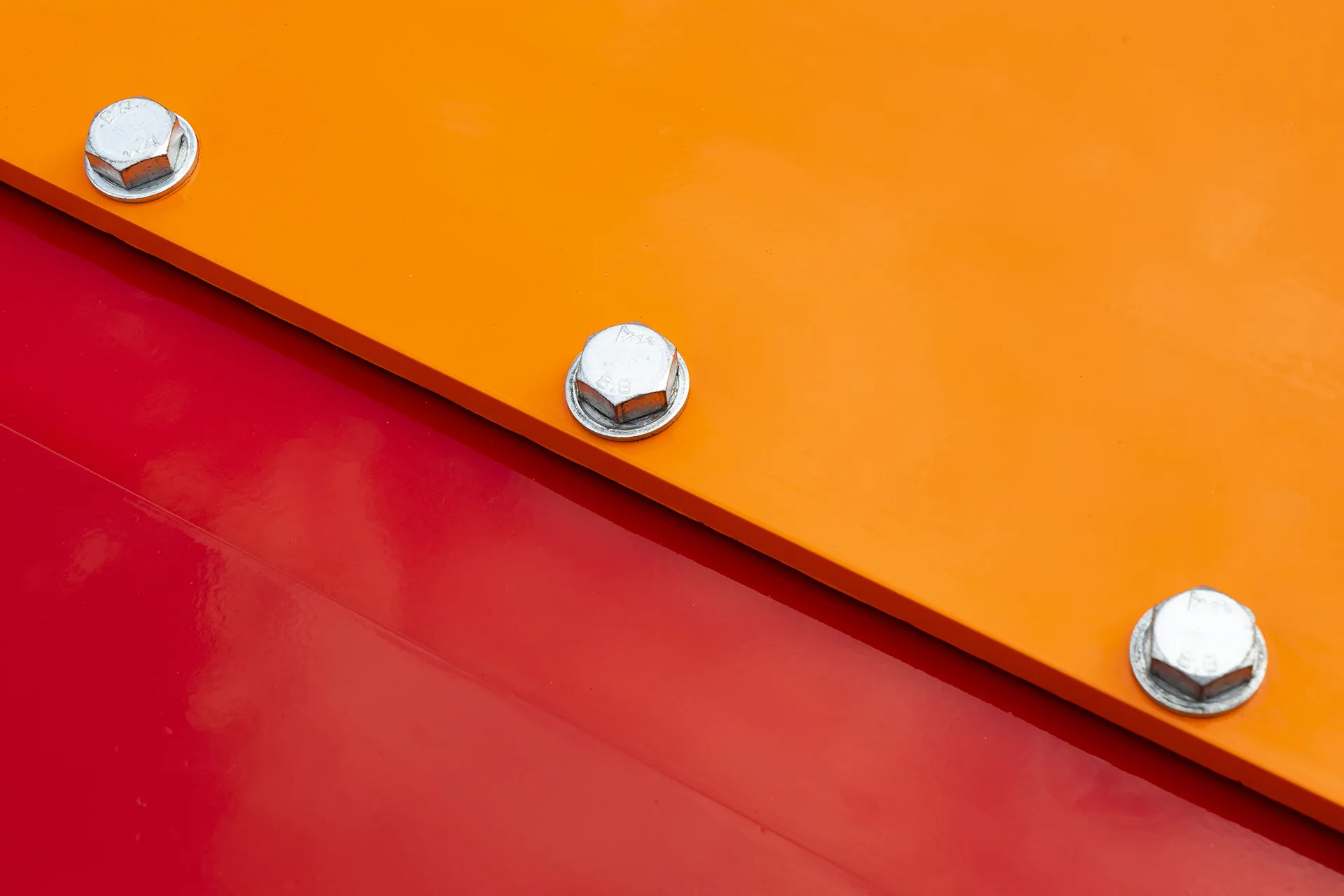Protective coating on bolted metal panels
